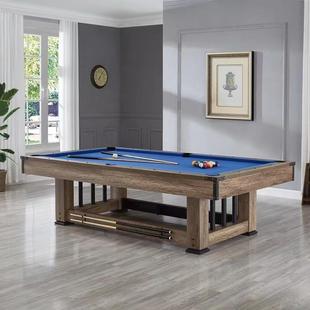 台球桌家用标准型成人美式黑八多功能三合一乒乓球室内桌球台厂家