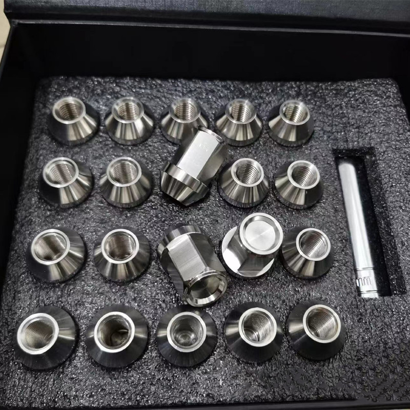 汽车轮毂螺丝帽不锈钢车轮螺丝轮毂螺母锻造螺丝改装轮毂螺丝帽