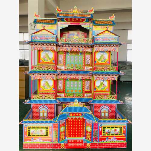 200型豪华灵屋全套竹架连