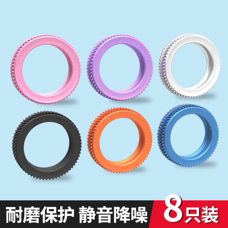 行李箱轮子保护套静音拉杆箱滚动轮橡胶套旅行箱小轮子防磨保护套