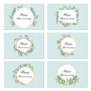 happy anniversary card small greeting cards 纪念日祝福贺卡