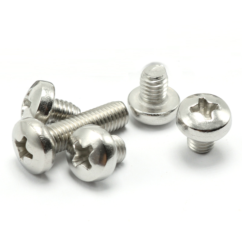 不锈钢十字盘头螺丝圆栓