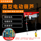 微型电动葫芦220v家吊机提升机 修升降起重机 建筑装