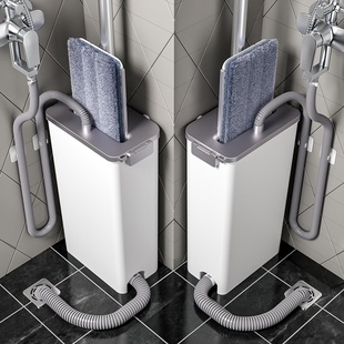 拖把自拧水自动换水拖布桶家用旋转脱水带桶排水墩冲洗地拖甩干小