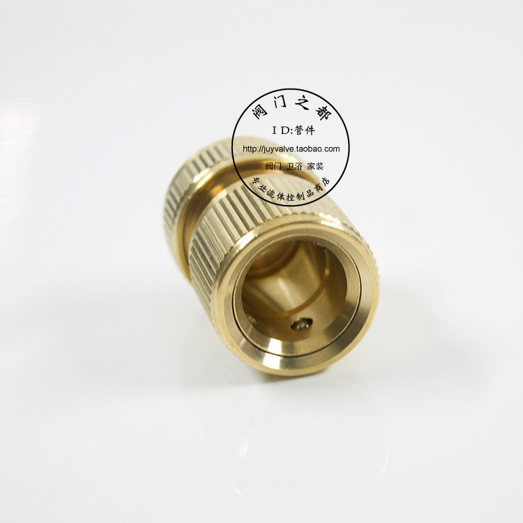 软管水管通水接头家用洗车水枪园艺快速接头4分奶嘴全铜快卸接头