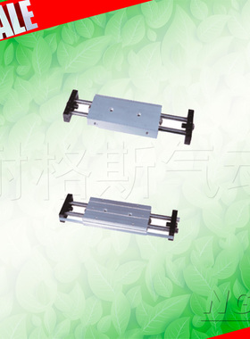 STMS气动双杆双轴双出滑台气缸STMB16/20/25/32-50/X/75/100*125S