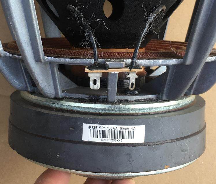 原装英国高端品牌旗舰级9寸铝架铝盆长冲程低音炮喇叭  当架子卖