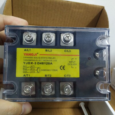 阳继YANGJI 三相交流固态继电器 YJGX-3 D48120A (负载480VAC)