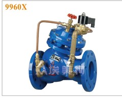 埃美柯电动控制阀9960X J145X-16Q铸铁法兰水力控制阀电磁控制阀