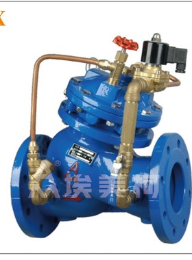 埃美柯电动控制阀9960X J145X-16Q铸铁法兰水力控制阀电磁控制阀