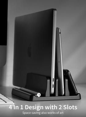 Vaydeer Plastic Vertical Laptop Stand Holder Adjustable Desk