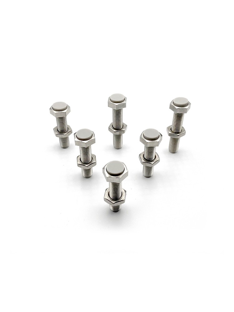 不锈钢浅灰色硅橡胶挡块