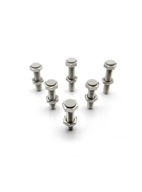 TDB86不锈钢浅灰色硅橡胶挡块止动螺丝螺母螺栓外六角SSTS4-15/20