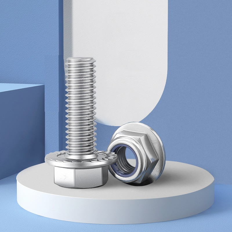 不锈钢法兰外六角螺丝面