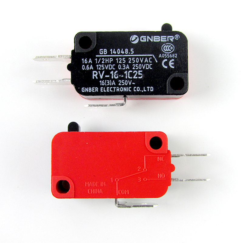 冈本微动开关按钮型银触