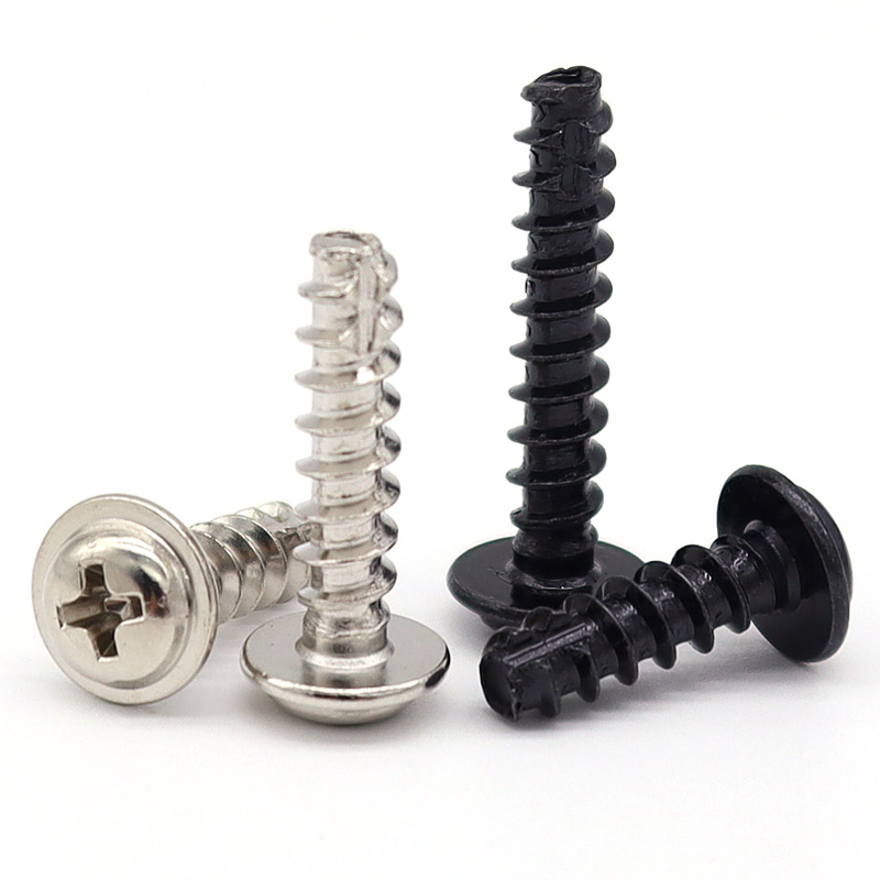 圆头带垫平尾自攻螺丝开