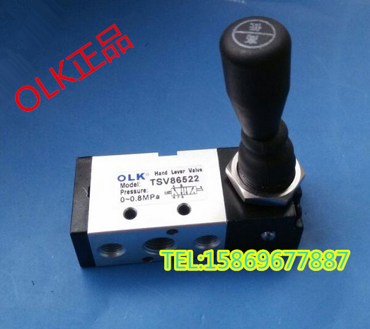 SHAKO气动元件手扳阀 TSV86522 二位五通手板阀TSV98322 G1/4 OLK