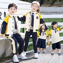 一年级运动会七件套 幼儿园园服棒球服米黄色班服小学生校服春秋装
