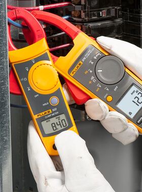 Fluke福禄克373/374/375/376FC/381/378数字钳形电流表万用表F381