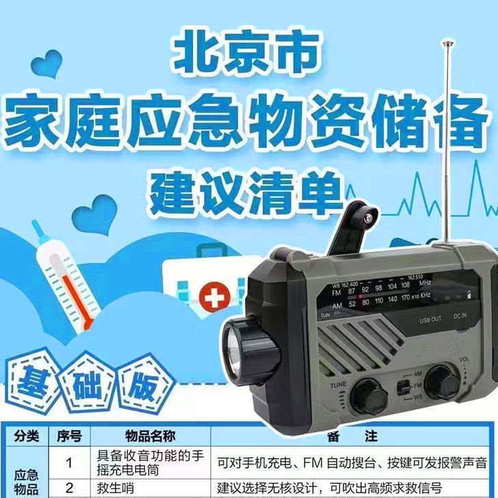 便携战备应急防灾多功能