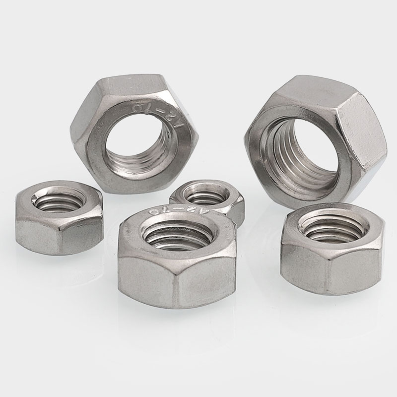 316/316L/201不锈钢六角螺母螺栓螺帽螺丝帽大全M3M4M5M6M8-M64