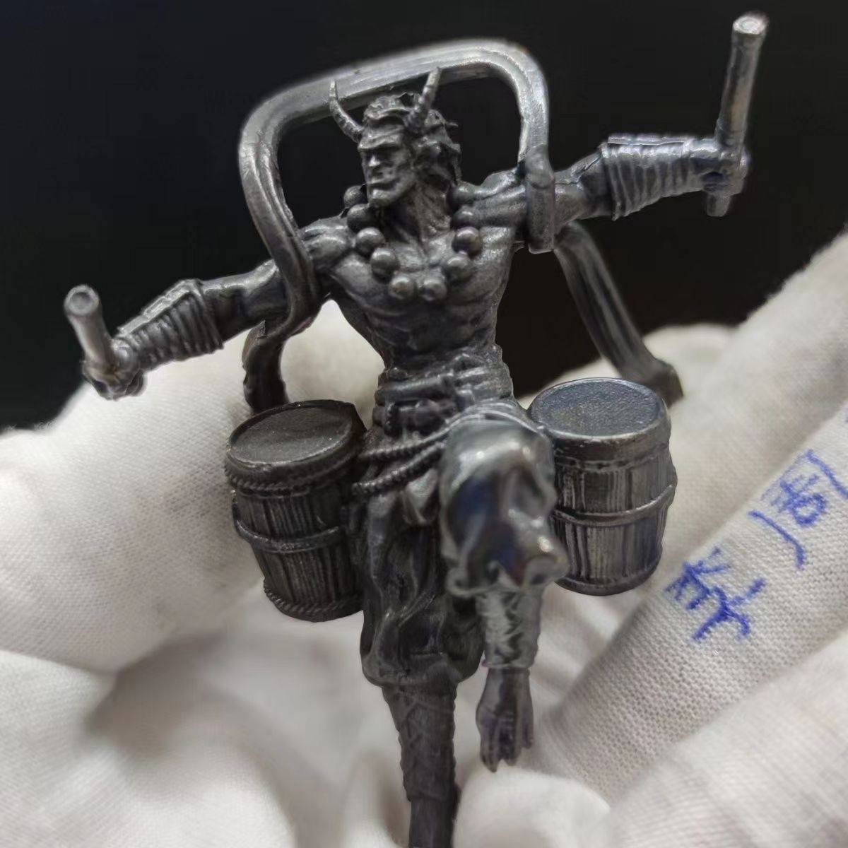 纯铜做旧山海经雷神之鼓手办模型摆件挂件凶面煞雷公动漫精雕收藏,金属材料及制品,金属罐/桶/瓶,淘宝优惠券,粉丝福利购,淘宝优惠卷