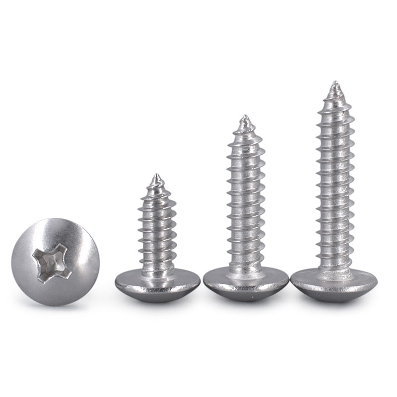 不锈钢十字大扁头自攻螺