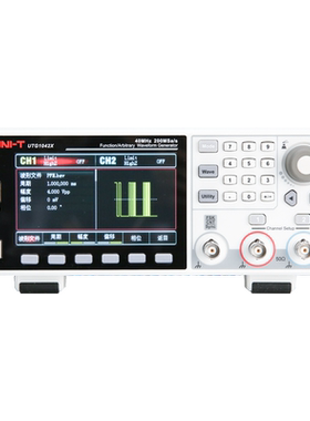 优利德UTG1042X函数任意波形信号发生器双通道信号源高精度频率计