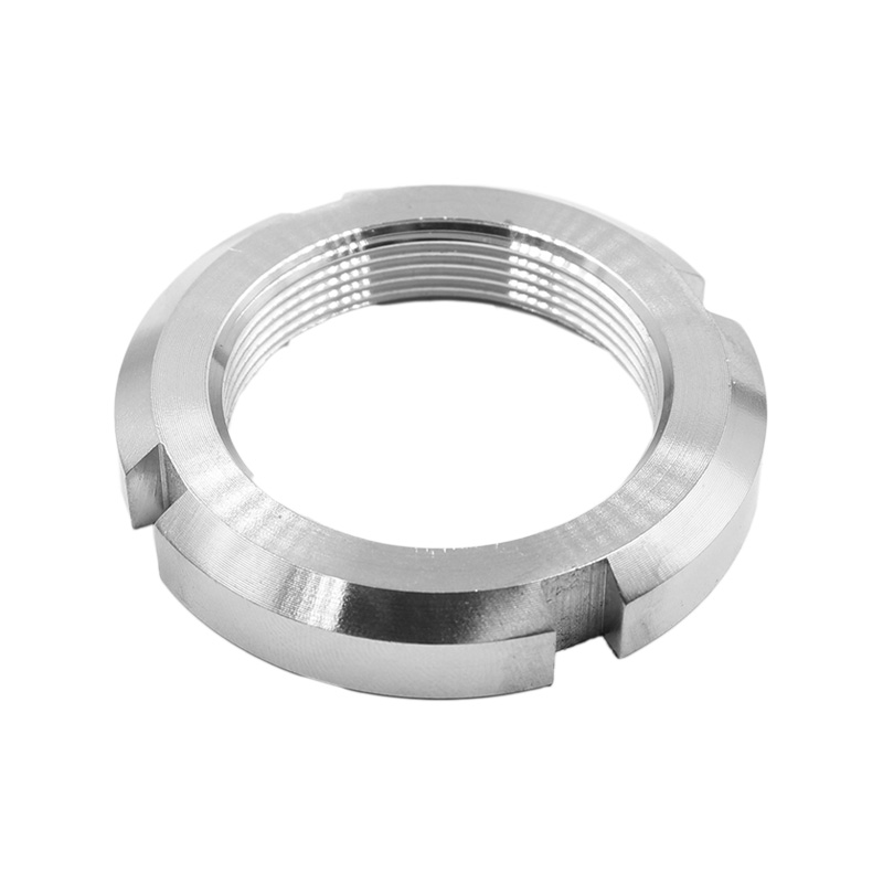 不锈钢圆螺母止退开槽帽