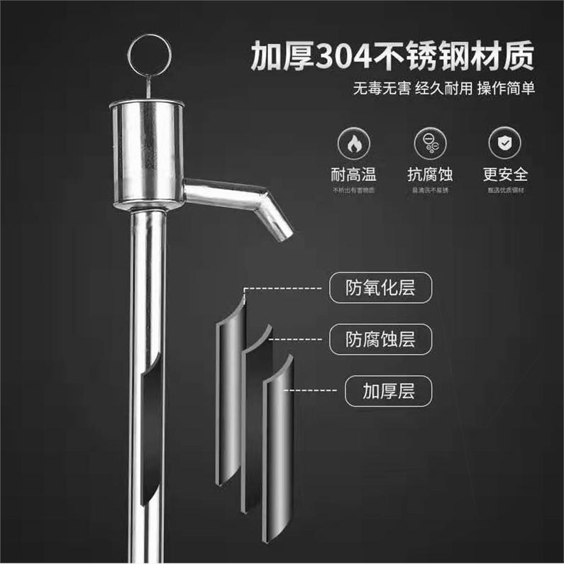 德国进口不锈钢油抽大号