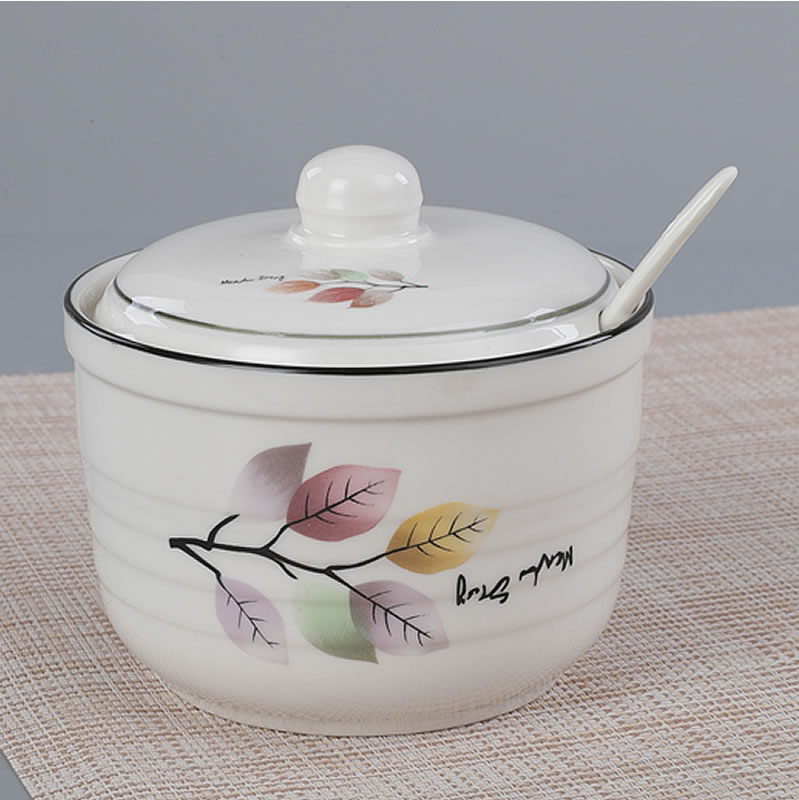 高温陶瓷大号调料盒罐猪