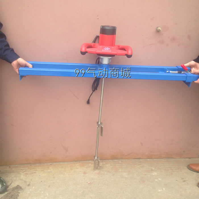 厂家直销大功率电动吨桶搅拌机1800W横版IBC桶式推进式桨分散混合