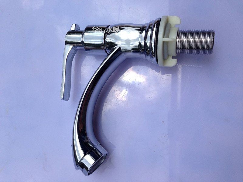 4分面盆快开单冷水龙头 陶瓷盆 洗手盆水龙头 全铜陶瓷阀芯 包邮