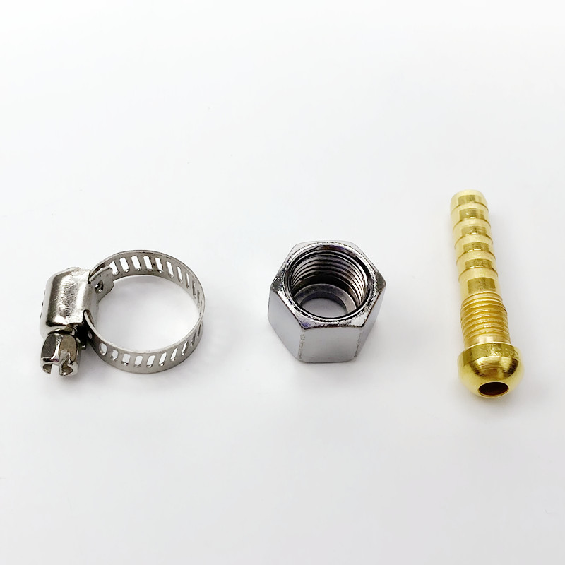 全蒸汽烫斗散管接头夹子锅炉电熨斗进气高压软管子铜出气嘴紧固圈