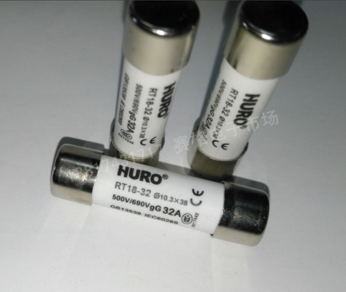 上海沪工 RT18-32 10X38 熔断芯  gG 2A 6 16 20 25  32A 20个/盒