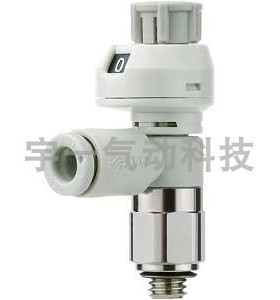 SMC原装AS1201FS1-M5E-04系列 带刻度速度控制阀 弯头型/万向型