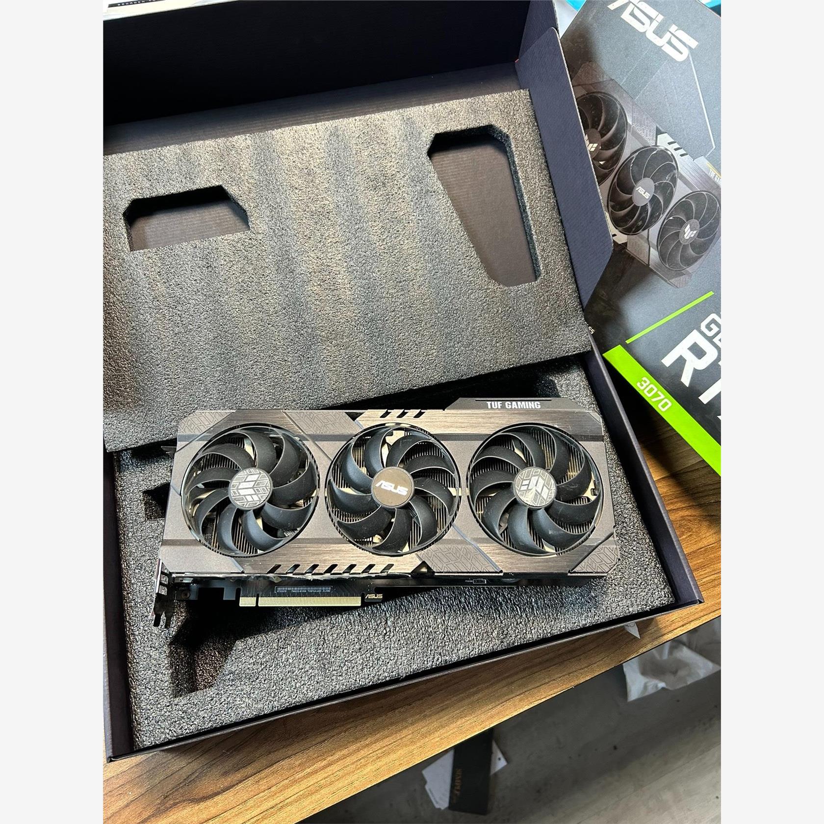 非矿带购买票据！华硕3070TUF原盒原码！做工堆料厚实 2-议价商品