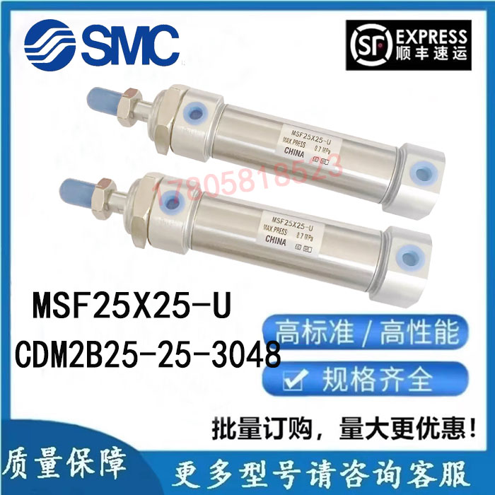 非标定做气缸 不锈钢迷你气缸 MSF25X25-U CDM2B25-25-3048 现货