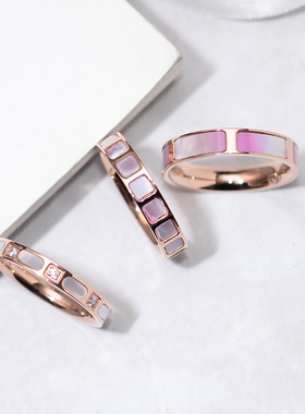 不掉色时尚戒指ins潮女