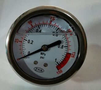 净水器压力表背后直径耐