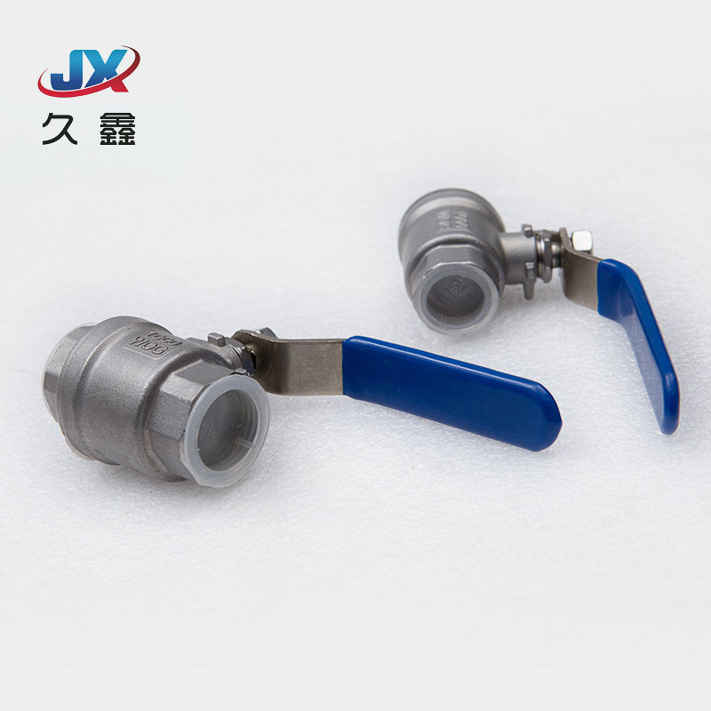 不锈钢二片式球阀两内螺