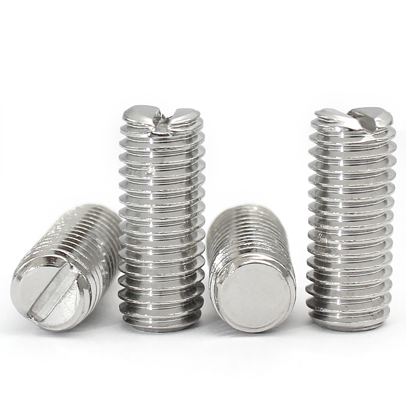 不锈钢一字开槽平端紧定