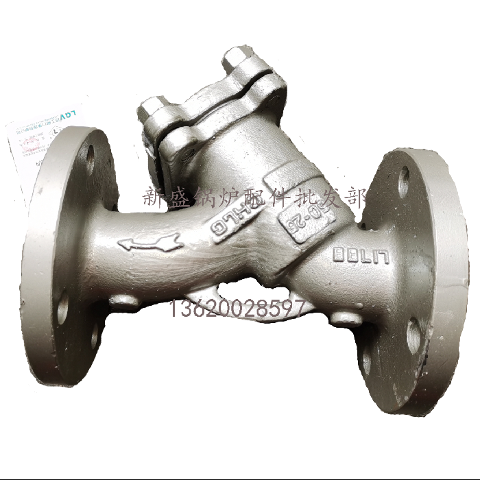 中国良工GL41H-25C铸钢WCB管道Y型法兰高温蒸汽导热油锅炉过滤器
