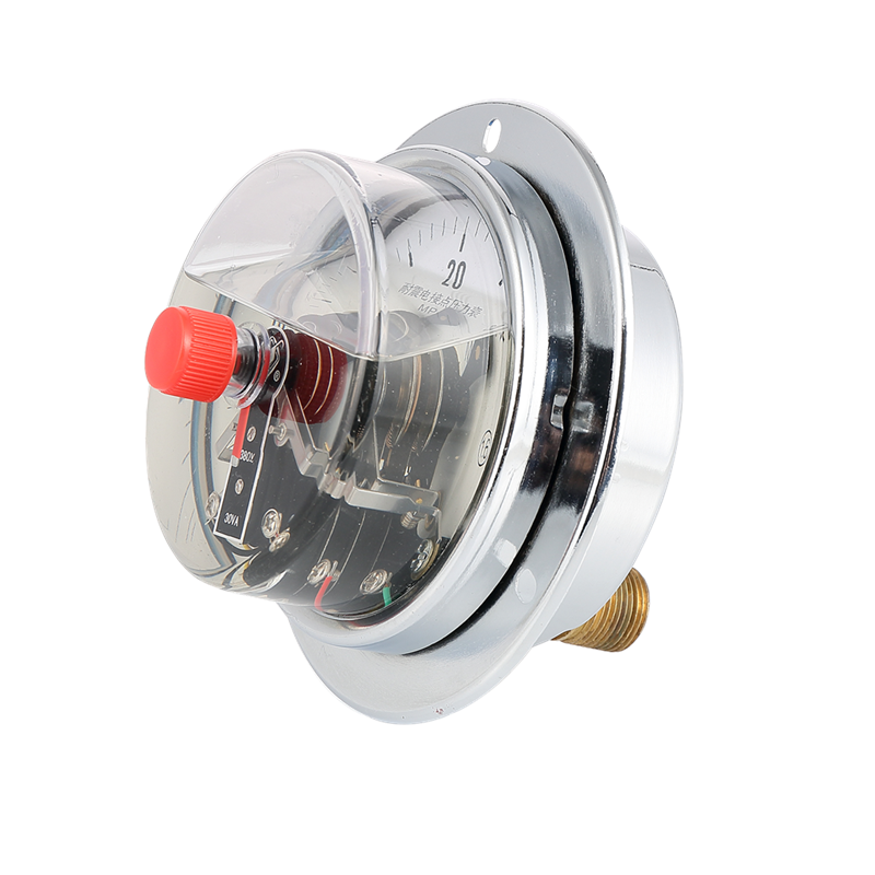 YNXC-100ZT 0-0.6MPA轴向带边耐震磁助式电接点压力表上海亿川