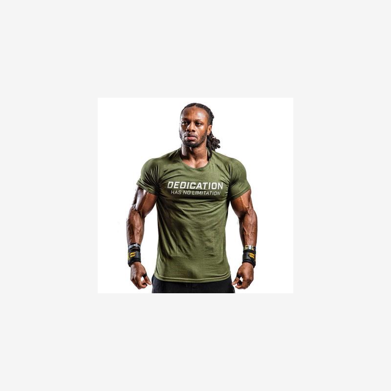 GYM Men Sport T-shirt Bodybuilding Cloth Fitness Top Shirt
