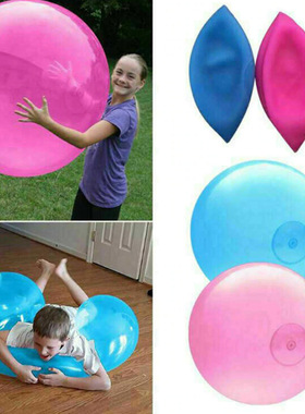 亚马逊热销bubble ball夏季TPR解压超大充气球注水泡泡球义乌玩具