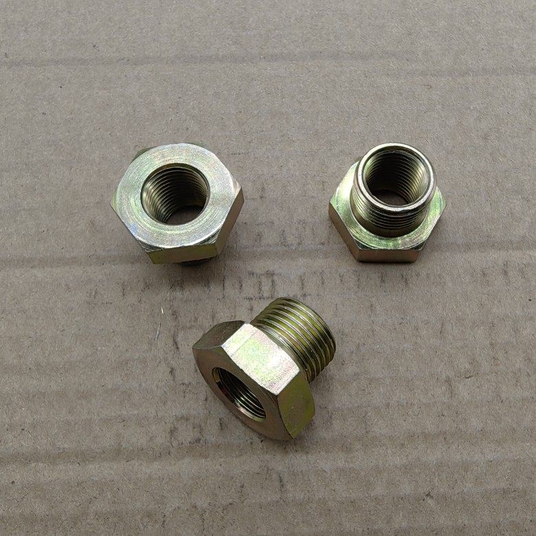 外丝M18*1.5-转内丝M14*1.5全牙铁材料接头外表镀锌高压补芯1418,农用物资,可移动滴灌袋,淘宝优惠券,粉丝福利购,淘宝优惠卷