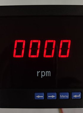 SX6L 1500RPM/DC10V 20mA 转速表  数显电流表转速表80X80MM
