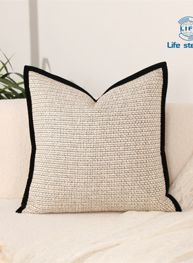 轻奢抱枕套沙发软装高级感设计靠枕靠垫cushion cover pillowcase