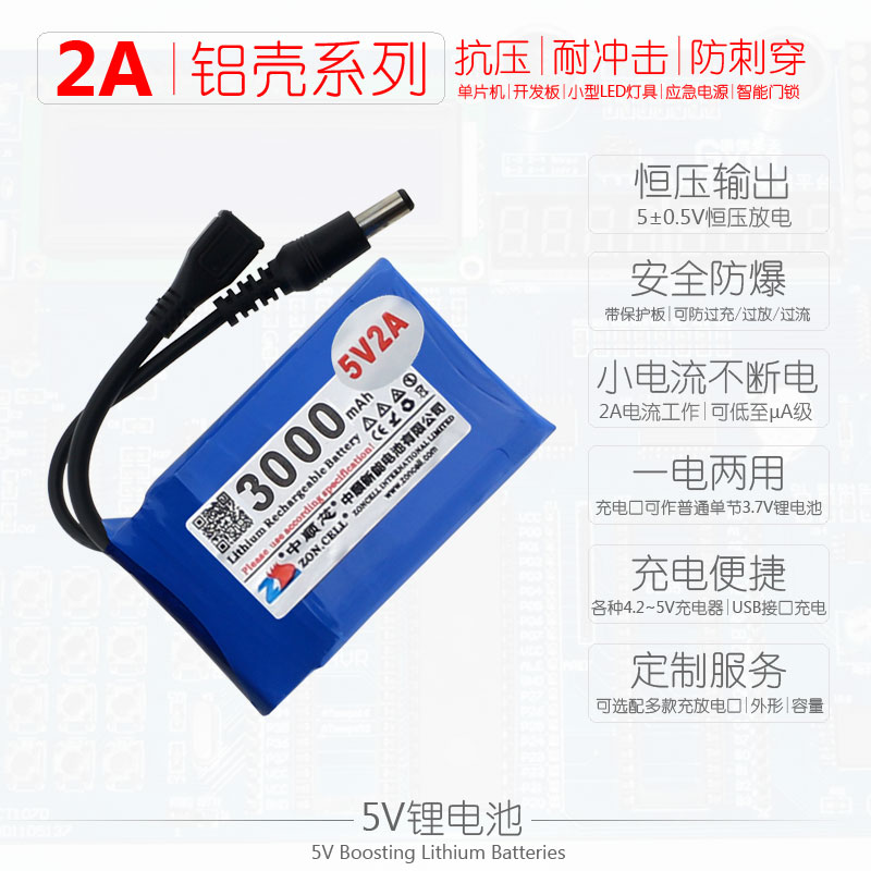 中顺恒压升锂离子电池小